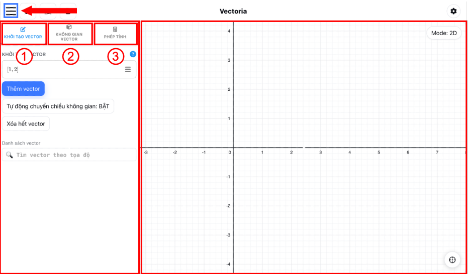 Giao diện chung công cụ tính toán