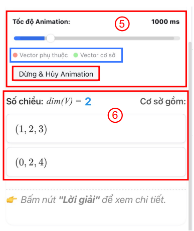 Khu vực kết quả và hiệu ứng
